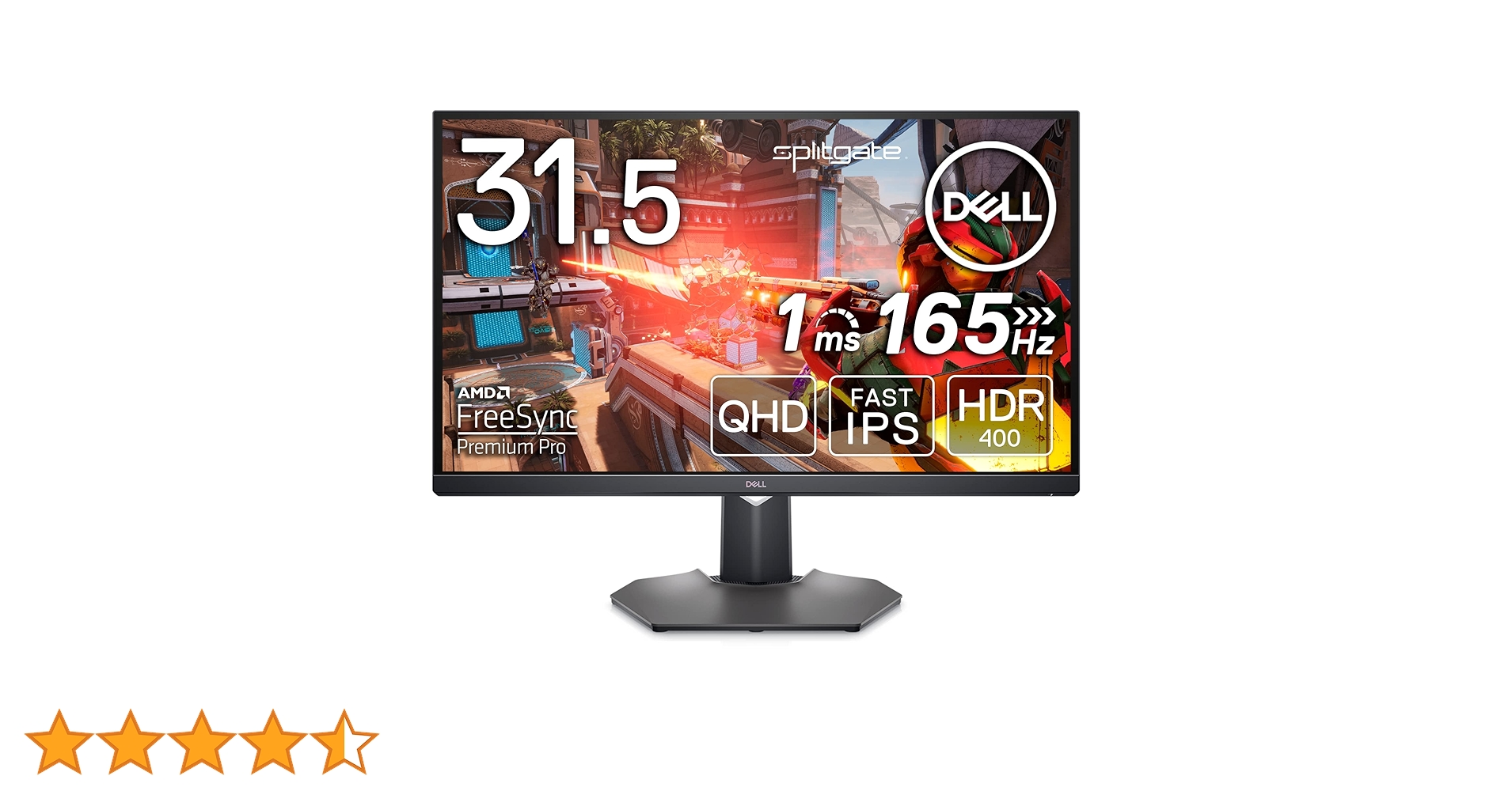 Dell Monitor do gier, G3223D, 31,5 cala, 2560 x 1440, LED